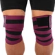 Коленные бинты для приседаний (2шт) BUNDLED KNEECAP EZOUS A-10 (PL, р-р: 170х8см, вес уп. 380гр, черно-фиолетовый) (A-10_Черно-фиолетовый) - изображение 2