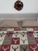 Комплект постільної білизни Ecotton Євро 210 x 220 см 29345/2 Олені на червоному Ecotton Фланель (2100024290000) - зображення 6