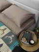 Комплект постільної білизни Ecotton Полуторний 147 x 210 см 29345/3 Олені на зеленому Ecotton Фланель (2100024286003) - зображення 12