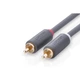 Аудіокабель Ugreen AV104 2RCA to 2RCA Audio Cable, 1.5 m Black 10517 - зображення 2