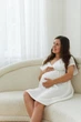 Нічна сорочка для вагітних та годуючих Nicole XXL (50) Lullababe Молочний - зображення 4