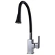Смеситель для кухни с гибким изливом Globus Lux Milano GLM-0203LA-B01 однорычажный, латунь, черный - изображение 7