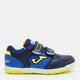 Детские футбольные бутсы-футзалки для мальчика Joma Top Flex Jr 2403 TPJW2403INV 28 (10С) Темно-синий/Синий (8445954893360) - изображение 1