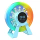 Акумуляторний нічник-Bluetooth колонка з годинником, будильником і RGB підсвічуванням - зображення 1