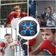 Боксерский тренажер для отработки ударов с подсветкой и Bluetooth черный - изображение 2