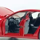 Машинка Автопром "Tesla Модель S с зарядной станцией" красная, 1:24 (18 см) AP7713-1 - изображение 2