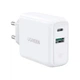 Зарядное устройство UGREEN CD170 38W 1xType-C 1xUSB Wall Charger EU White (UGR-60468) - изображение 1