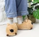 Капці-кігурумі Капібара My Kigu Домашні Для Дівчинки М'які Плюшеві Коричневий 35-41 (Д13210) - зображення 1