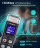 Цифровой диктофон EVISTR 16GB Голосовой диктофон с воспроизведением. Черный. - изображение 12