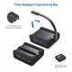 Концентратор USB C для трех мониторов Cable Matters с 3 портами DisplayPort, USB-A и USB-C. Черный. - изображение 12