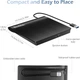Внешний CD/DVD-привод Pecosso, USB 3.0 портативный привод Dvd рекордер Черный - изображение 4
