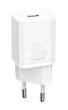 Сетевое зарядное устройство Baseus Quick Charger адаптер Type-C с быстрой зарядкой 30W, Белый - изображение 5