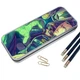 Пенал школьный для мальчика и девочки металлический Невероятные приключения ДжоДжо #010 7*18 см Silver - изображение 2