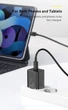Мережевий зарядний пристрій Baseus Super Si Quick Charger адаптер Type-C з швидкою зарядкою 25W, Чорний - зображення 4