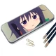 Пенал школьный для мальчика и девочки металлический Аниме Двухлетняя сестренка Умару #005 7*18 см Silver - изображение 2