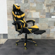 Комп'ютерне крісло з екошкіри PRESTIGE Rob-11 Чорно-жовте геймерське - зображення 1