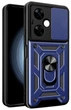 Чохол Camshield з кільцем-підставкою на OPPO A3x (4G) / dark blue - зображення 1