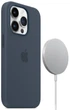 Чохол силіконовий протиударний Silicone Case MagSafe для Apple Iphone 14 Pro Max (6.7") Storm Blue - зображення 1