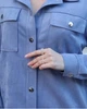 Жіноча сукня з замші Poliit 8944 блакитний 38 - изображение 9