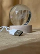 Ночник хрустальный шар 3D в комнате ночной светильник в детскую для ребенка новогодний merry christmas Кролик Зайка Рождественская елка Рождество от USB - изображение 5