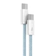 Кабель Baseus Dynamic Series Fast Charging Data Cable Type-C to Type-C 100W 2m Blue (CALD000303) - изображение 3