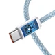 Кабель Baseus Dynamic Series Fast Charging Data Cable Type-C to Type-C 100W 2m Blue (CALD000303) - изображение 7