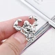 Значок (пин) BROCHE брошь бижутерия Фитнес Мужчина серебристый BRGV114549 - изображение 2