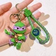 Черепашки ніндзя брелок Донателло брелоки на рюкзак, ключі Ninja Turtles Donatello 5,9 см - зображення 3