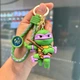 Черепашки ніндзя брелок Донателло брелоки на рюкзак, ключі Ninja Turtles Donatello 5,9 см - зображення 5