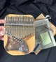 Калимба Музыкальный Инструмент Океан Жемчужина 17 key /язычков Kalimba White Queen Pearl - изображение 4