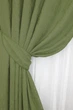 Комплект готовых штор VR-Textil Лен мрамор Pavliani № 1175ш Оливковый 150х270 см 2 шт (33-0010) - изображение 5