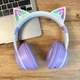 Наушники с кошачьими ушками CATEAR JST-BT035C (Blue-Violet) - изображение 2