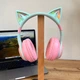 Наушники с кошачьими ушками CATEAR JST-BT035C (Green-Pink) - изображение 7
