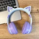 Наушники с кошачьими ушками CATEAR JST-BT035C (Blue-Violet) - изображение 7