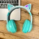 Наушники с кошачьими ушками CATEAR JST-BT035C (White-Green) - изображение 6