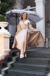 Світла вечірня сукня для гості на весілля FashionYouWant XL бежевий 43425484 - зображення 3