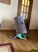Сухий басейн 100 см стандарт Велюр Сірий з кульками 200 штук + кошик h70см d40см комплект - зображення 2