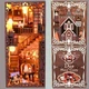 Бук Нук Таємничий замок No.9 Secret castle II DIY Book Nook Інтерьерний конструктор SL-13 - зображення 7