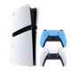 Набір Консоль Sony PlayStation 5 Pro 2TB White + Геймпад Бездротовий DualSense Starlight Blue - зображення 1