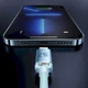 Кабель Baseus Crystal Shine Series Fast Charging Cable USB to Lightning 2.4A 1.2m CAJY001103 Blue - зображення 7