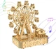 3D пазл деревянный ROBOTIME Mechanical 3D Musical Ferris Wheel Музыкальное Колесо Обозрения LG911 - изображение 7