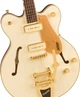 Гітара напівакустична GRETSCH ELECTROMATIC PRISTINE LTD CENTER BLOCK DOUBLE-CUT WITH BIGSBY WHITE GOLD (237038) - изображение 4