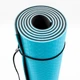 Килимок для йоги та фітнесу + чохол (мат, каремат спортивний) OSPORT Yoga ECO Pro 6мм (n-0007) Бірюзово-чорний - зображення 6