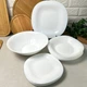 Столовый квадратный белый сервиз Luminarc Carine White 19 пр (N2185) - изображение 9