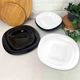 Столовый сервиз черно-белый квадратный Luminarc Carine Black/White 18 предметов (N1479) - изображение 3