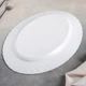 Белое овальное блюдо из опального стекла Luminarc Trianon 350 мм (D6877) - изображение 3