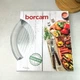 Круглая стеклянная форма-гриль для запекания 32 см BORCAM GRILL - изображение 3