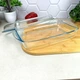 Прямокутна форма з кришкою для духовки Borcam 1,95 л+1,38 л - зображення 10