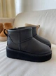 Жіночі зимові уггі ShoesBand Чорні натуральна шкіра флотар 40 (25,5-26 см) (S39171з) - зображення 9