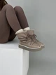 Женские зимние угги ShoesBand Темно-бежевые натуральная кожа 37 (24 см) (S74001-7з) - изображение 3